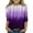 Dark Purple, variant on Xyxonk Girls Graphic Tees Fall 3/4 Sleeve Tops Crew Neck Cute Going Out Shirts 2025 Gradient Print Half Sleeve Clothes 15-16 Years