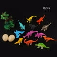 thumbnail image 3 of 16 Pcs Dinosaur Toys Simulation Mini Dinosaur Model Set Barrel Children Game Gift for 3-6 years, 3 of 10