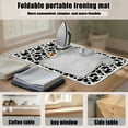 thumbnail image 6 of ZIATUBLES Highland Cow Sunflower Print Foldable Ironing Blanket Portable Heat-Resistant Ironing Pad for Washer Dryer Countertop Multifunctional Travel Ironing Board Alternative Mat, 31.5" x 19.6", 6 of 7