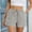 Gray, variant on Women Boxer Shorts with Pockets Comfy Breathable Elastic Waist Cotton Shorts Pajama Lounge Summer Gingham Plaid Trendy Beach Casual Bottom