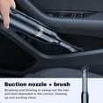 thumbnail image 2 of Handheld Cordless Vacuum Cleaner Air Blower 5000PA High Power Dust Buster Multifunctional Imflator Pump Support Inflation/Suction/Blowing/Vacuum for Home Office Car Cleaning, 2 of 7