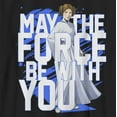 thumbnail image 2 of Boy's Star Wars: A New Hope Princess Leia May the Force be With You  Graphic Tee Black Small, 2 of 5
