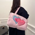 thumbnail image 2 of Pillow Shopper Bag Hobo Puffer Tote Acolchado Suave para Mujer, 2 of 9