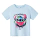 thumbnail image 3 of Camiseta de verano Kawaii Lilo Stitch para niños, ropa para niños y niñas, camisetas con gráficos de dibujos animados para niños, linda camiseta de manga corta de Anime, camiseta para bebé, 3 of 5
