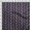 thumbnail image 3 of oneOone Cotton Poplin Fabric Leaves & Floral Block Decor Fabric Printed BTY 42 Inch Wide, 3 of 5