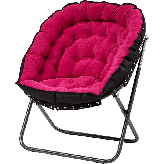 DormCo Papasan Moon Chair - Pink