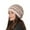 Beige, variant on Audhol Thermal Women Beanie Slouchy Hat For Women Winter Warm Chunky Soft Oversized Cable Knit Cap Warm Knitted Cap Beige One Size