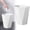 White, variant on White 6L/10L Household Trash Can, Modern Paperless Garbage Bin for Living Room, Bathroom, Kitchen, Bedroom, Office, Durable PP Plastic Waste Basket, 30 × 23 cm