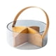 thumbnail image 4 of Cesta de mano Macarena organizador de frutas transparente con varios compartimentos, 4 of 8