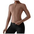thumbnail image 2 of eczipvz 2 Piece Workout Sets for Women Seamless Ribbed Crop Tank High Waist Shorts Yoga Outfits 2 Piece Coffee,3XL, 2 of 5