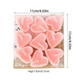 thumbnail image 5 of Heart Shape Christmas Tealights Candle Set In Vibranted Color Option For Holiday Gatherings And Festival Decoration, 5 of 14
