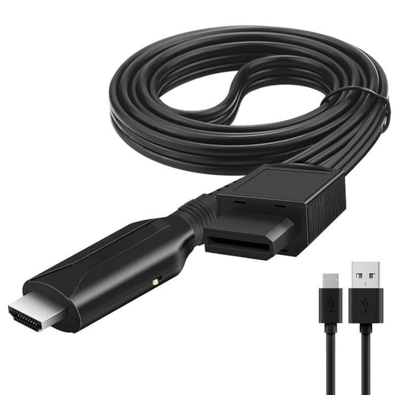 KSRplayer 3.2' Wii to HDMI Cable with Accessories Included