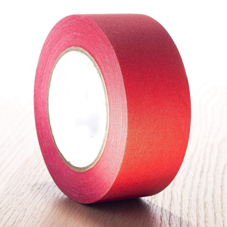 ABC Packing Tape for Moving Boxes 2 x 60', Pack of 2 Red Heavy Duty  Packing Tape Rolls, 9 Mil Polyethylene Moving Tape for Boxes, Adhesive  Package Tape for Shipping, Repairing 