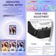 thumbnail image 5 of RXFSP iPad Photo Booth for iPad 10.2" 10.9" 12.9" with RGB Ring Light Stand Compatible Software APP Control Light Box, Music Sync Photobooth Machines with Flight Case for Party Events(White), 5 of 10