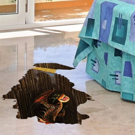 3d Dinosaur Removable Vinyl Wall Floor Sticker Mural Decal Art Living Room Bathroom Flooring Painting Photo Decor Gifts Walmart Canada