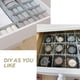 thumbnail image 5 of Separadores de cajones DIY, organizador de almacenamiento de cajones ajustable, rejilla de plástico para oficina, cocina, hogar, 8 Uds. (gris) ER, 5 of 5