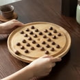 thumbnail image 3 of Juego De Mesa De Solitario De Madera De 11 Pulgadas De Diámetro, Juego De Cerebro Profesional Duradero Zulema Rompecabezas de juego de solitario, 3 of 8