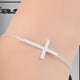 thumbnail image 4 of 1 pulsera cruzada de moda, elegante brazalete de estilo dulce, adorno para el brazo, joyería, 4 of 6