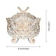 thumbnail image 4 of Tarro decorativo de cristal para caramelos de 280 ml con diseño de mariposas., 4 of 5