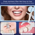 thumbnail image 3 of XIMUX  Dental Floss Picks with  4 Travel Portable Cases, For Tight Teeth,200 Ct, 3 of 8