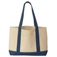 thumbnail image 2 of Liberty Bags Natural/ Navy 2241 One Size, 2 of 3