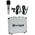 thumbnail image 2 of Rockville RMC-ICE Diamond Vocal Microphone+Mic Stand w/ Boom+Gooseneck+iPad Clip, 2 of 12