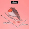 thumbnail image 4 of Hanging Multicolor Birds On Wire High Stained Acrylic Suncatcher Creative Window Panel Home Room De, 4 of 4