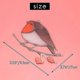 thumbnail image 4 of Hanging Multicolor Birds On Wire High Stained Acrylic Suncatcher Creative Window Panel Home Room De, 4 of 4