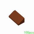 thumbnail image 1 of 100P Assembles Particles 85984 1x2x2/330 Degree Slope Building Blocks Bricks Kit Part High-Tech Education Toy For Children Gift M0541-21, 1 of 6