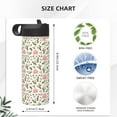 thumbnail image 4 of Pofeuu Rose Flowers Print 18oz Sports Insulated Kettle, Sports Bottle Water Bottles For Men Women For Gym Hiking Camping Running Mountain Bike Outdoor Sports, 4 of 8