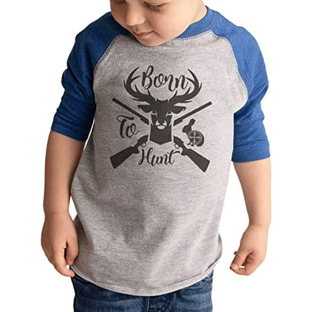 

7 ate 9 Apparel Kids Hunting Shirts - Born to Hunt Blue Shirt 5T