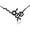 Rose Gold, variant on THC Marijuana Molecule Necklace | Clayton Jewelry Labs