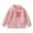 Pink, variant on Girls Boys Jackets Casual Winter Thermal Sherpa Fleece Lined Shacket with Pockets Ful Zip Mock Neck Windproof Outerwear Navy 10-11 Years