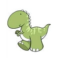 thumbnail image 2 of Green Marching Baby T-rex Wall Decal Sticker by Wallmonkeys Vinyl Peel & Stick Graphic for Boys (12 in H x 9 in W), 2 of 4