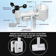 thumbnail image 4 of Logia Indoor/Outdoor 5-in-1 Remote Monitoring System Weather Alarm Weather Station, 4 of 7