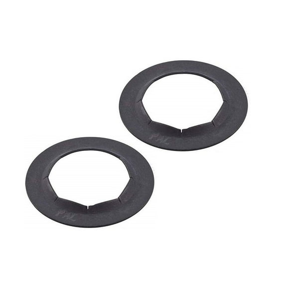 2 Pc, 5/8 (0.625) inch Phosphate Oil Push on Pal Cap Nuts, 8 Tab, Roller Shafts Axle Caps, Wheel Retainers 5/8", 5/8in.