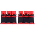 thumbnail image 1 of 6 soportes portátiles multifuncionales ajustables para teléfono móvil en el volante del coche, con manos libres, color rojo., 1 of 7