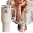 thumbnail image 1 of Yttmshdga Glass&Bottle Tumbler 40 Oz & Angle Hot So Tumbler With Handle And Tis Season 40 Oz隔热杯，40 Oz Tumbler保持冷热和冰数小时, 1 of 5