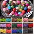 thumbnail image 2 of U8MO Solid Color Coated Round Glass Loose Spacer Beads for Jewelry Making 4mm 6mm 8mm-10# Orange-8mm (60pcs), 2 of 9