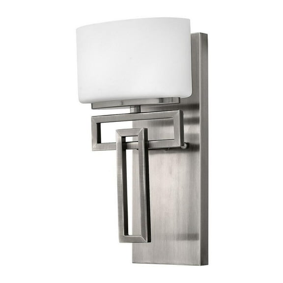 1 Light Bathroom Vanity in Transitional Style 7.25 inches Wide By 12 inches High-Antique Nickel Finish-Halogen Lamping Type Bailey Street Home