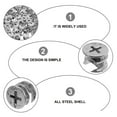 thumbnail image 4 of WRISTBIQUE Cam Fittings Furniture Connectors Zinc Alloy 50pcs for Repair, 4 of 10