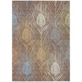 thumbnail image 2 of Addison Rugs Chantille Indoor/Outdoor Transitional Floral Brown Machine Washable Rectangle Rug, 3' x 5', 2 of 8