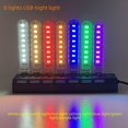thumbnail image 1 of Interruptor táctil con luz LED, luz de noche con alimentación por USB, luz de disco U extendida, 8 cuentas de lámpara, regalo, 1 of 2