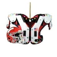 thumbnail image 2 of Christmas Decor Hangs DIY American Football Shoulder Pads And Helmet For Christmas Tree Decoration Car Rearview Mirror Pendant Crafts Collection Household pendant, 2 of 7