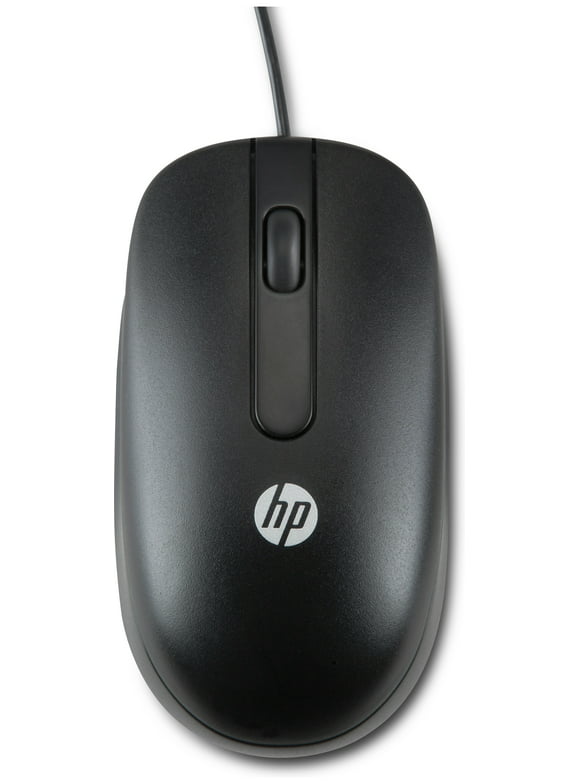 HP USB Optical Scroll Mouse,Black,USB (QY777AT)