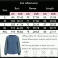 thumbnail image 3 of Godom Plus Size Tops for Women Long Sleeve Crewneck Shirts Solid Color T Shirts Plain Basic Tees, 3 of 7