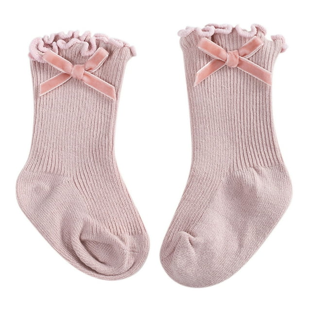 Chaussettes Douces pour Bébé avec Antidérapant pour Tout-Petits Garçons et Filles Confort Intérieur et Extérieur