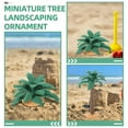 thumbnail image 5 of unbranded 8 pcs  Mini Palm Tree Scenery Architecture Fake Palm Trees Sand Table Building Model, 5 of 8