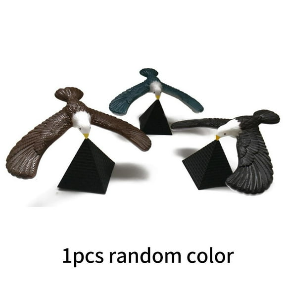 Balance Eagle Bird Magic Toy ABS Material Random Color 17x13cm