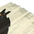 thumbnail image 3 of Yayeee Shower Curtain with Hooks 72"x72" Waterproof Fabric Bathroom Hanging Decor, Black Cat Orange Ball, 3 of 5